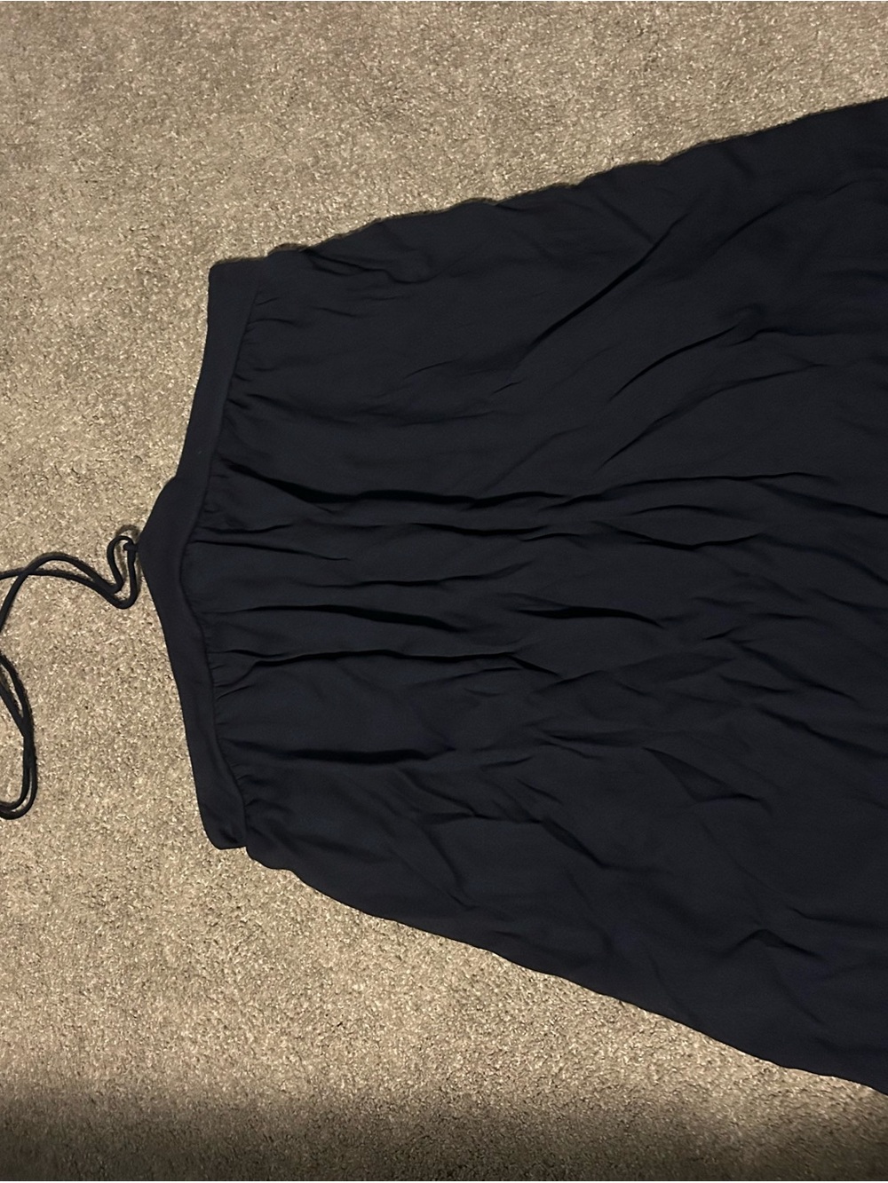 Altar'd State Navy Linen Halter Dress - Picture 3 of 5